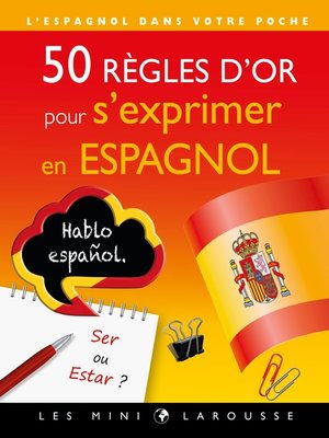 cover image of 50 règles d'or pour s'exprimer en espagnol